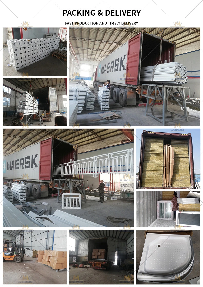 Temporary Emergency Housing Container Shower and Toilet Blocks