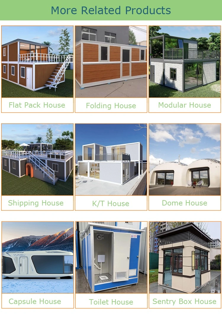 Container House for Office Accommodation Camp Kitchen Toilet Clinic Ablution Hospital Container