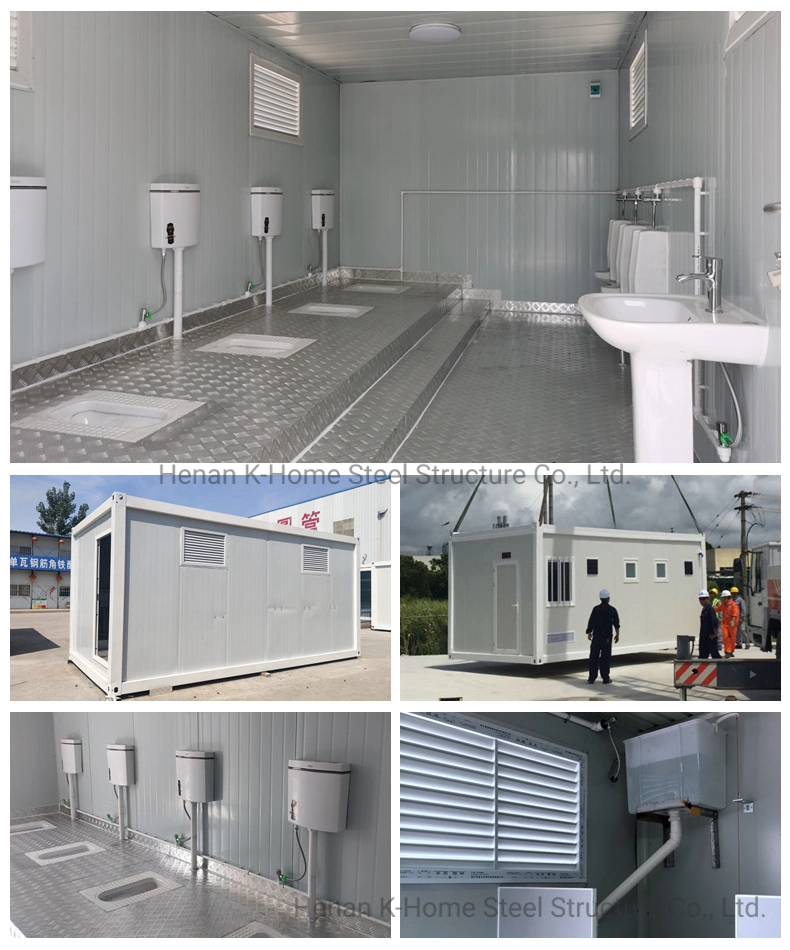 Prefabricated Mobile Public Ablution Block for Outdoor Workers