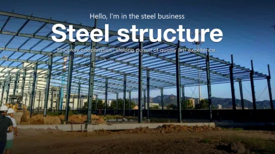 Low Cost Prefab Warehouse/Industrial Metal Building/Prefab Workshop Steel Structure Hotel Building
