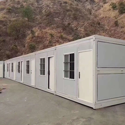 20FT Fireproof Sandwich Panel Prefabricated Campsite Modular House Accommodation Container