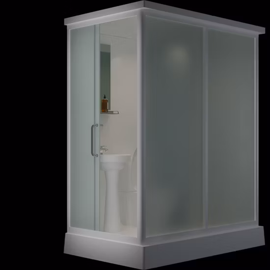 Luxury Portable Prefab Sanitary Bathroom Modular Portable Mobile Toilets Shower Cabin