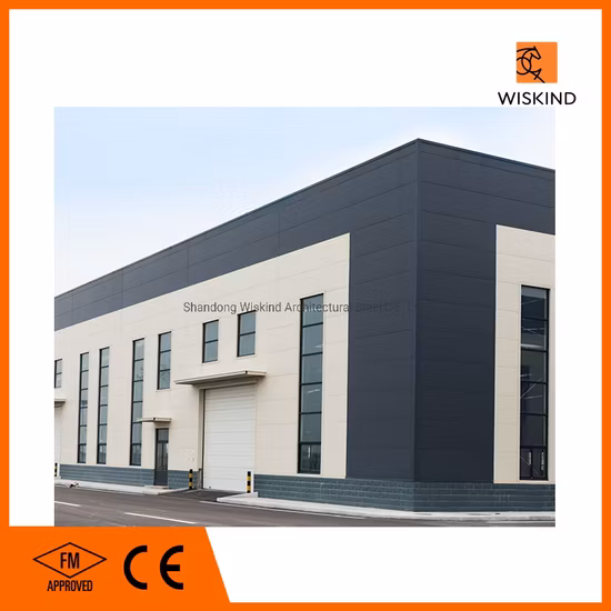 Tekla Modern Design Prefabricated Steel Structure for Warehouse Workshop Storage Steel Frame Shed Building Industrial Metal Building with China Factory Price